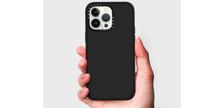 Someone holding a Casetify case up.