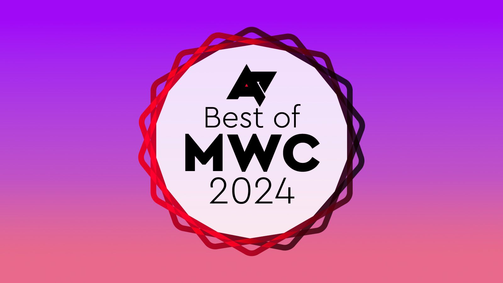 Best of MWC 2024 Android Police awards image with a logo in front of a purple-pink gradient background
