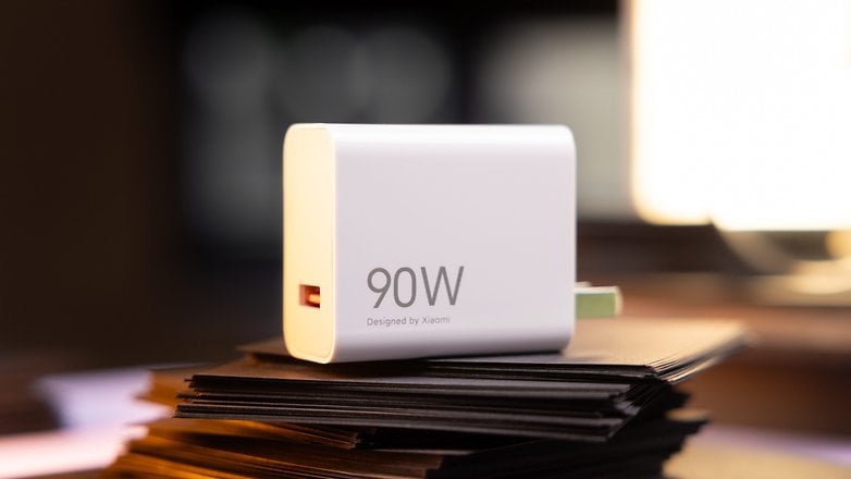 Unlike Samsung, Xiaomi includes a 90 W charger with each purchase.