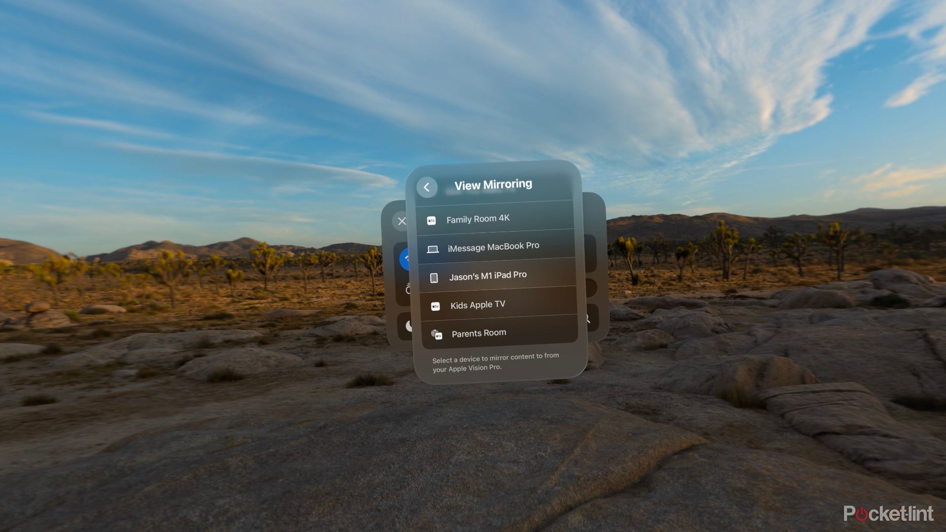 Apple vision pro mirror to mac ipad iphone apple tv