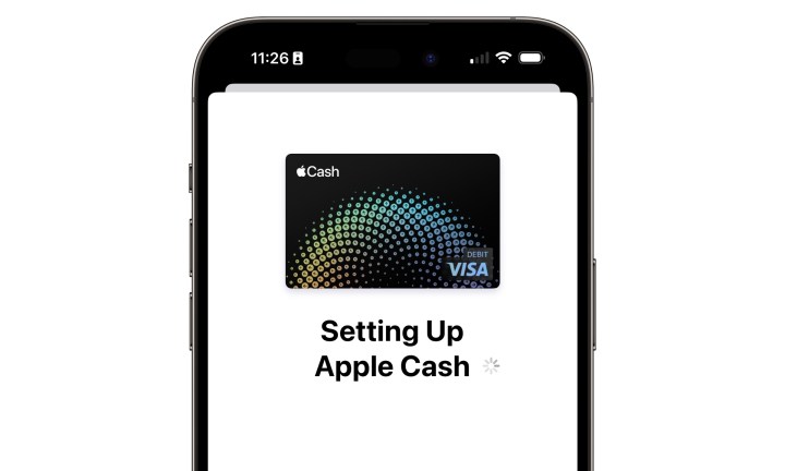 Setting up Apple Cash on iPhone.