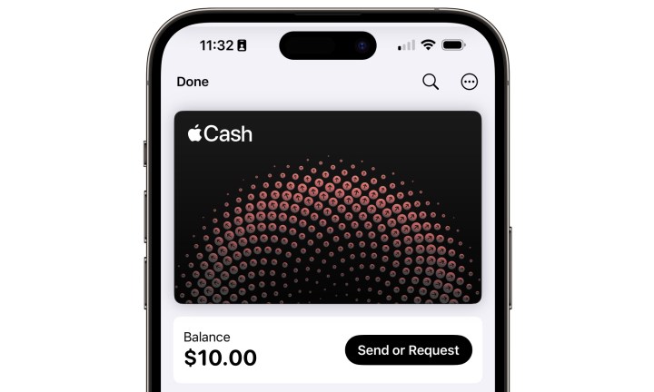 Apple Cash Card in iPhone Wallet App.