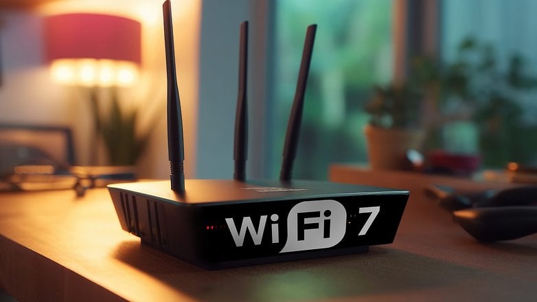 Wi-Fi Router on a living room