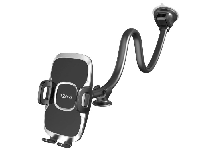 The 1Zero Long Arm Car Phone Mount on a white background.