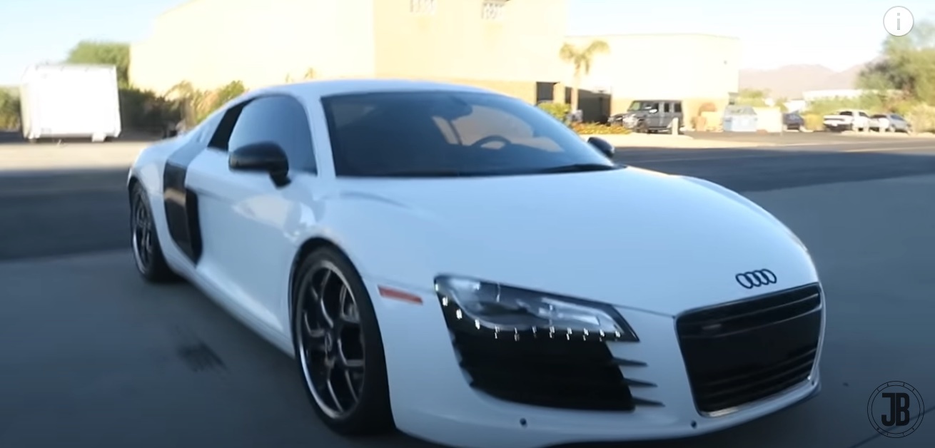 The Audi R8 first generation looks 'exotic'