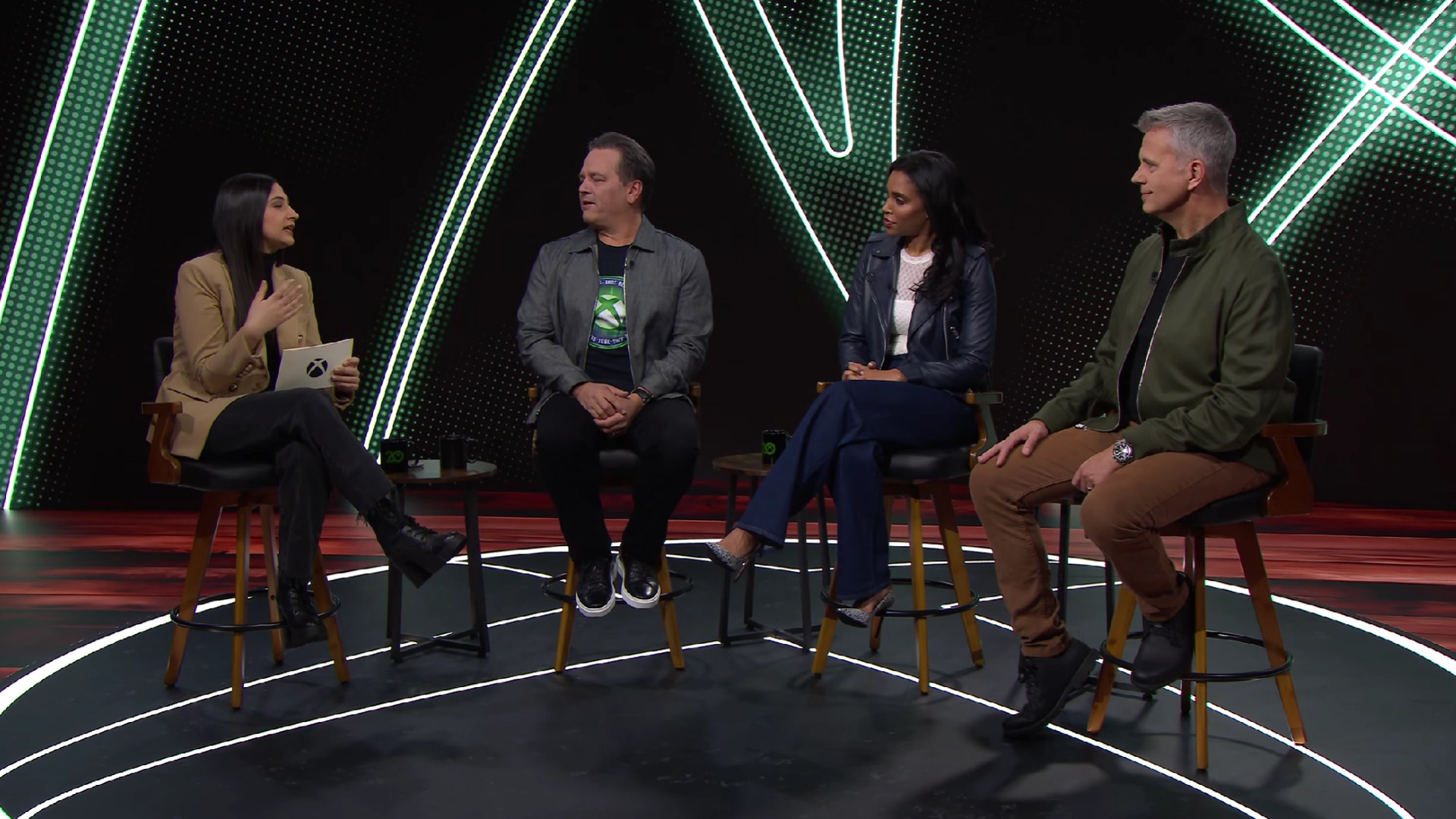 Tina Amini, Phil Spencer, Sarah Bond, and Matt Booty on the Official Xbox Podcast