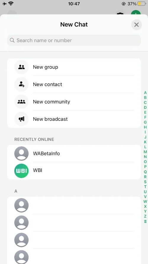 WhatsApp on iOS and Android will soon tell you which of your contacts have been online recently